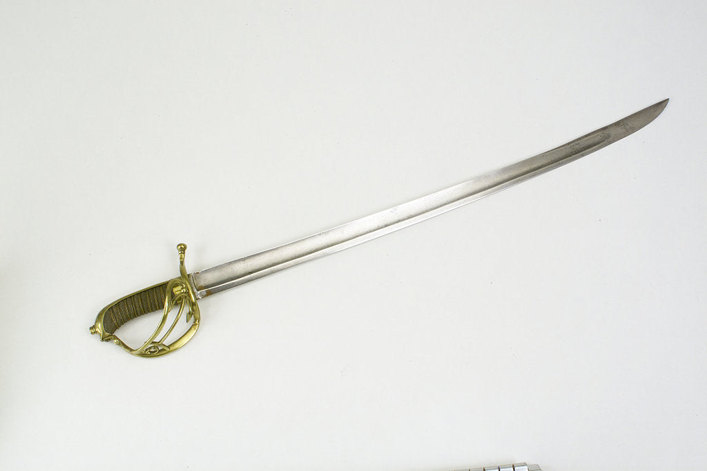 Detail of Solid half-basket hilted sword by Widdowson & Veale