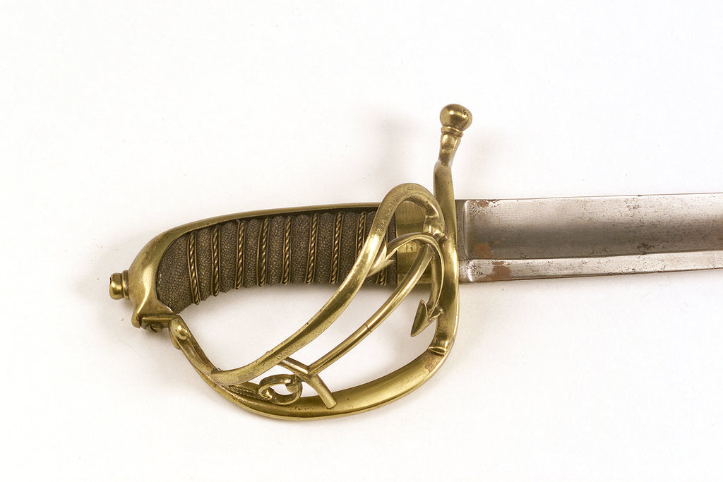 Detail of Royal Marines sword by Unknown