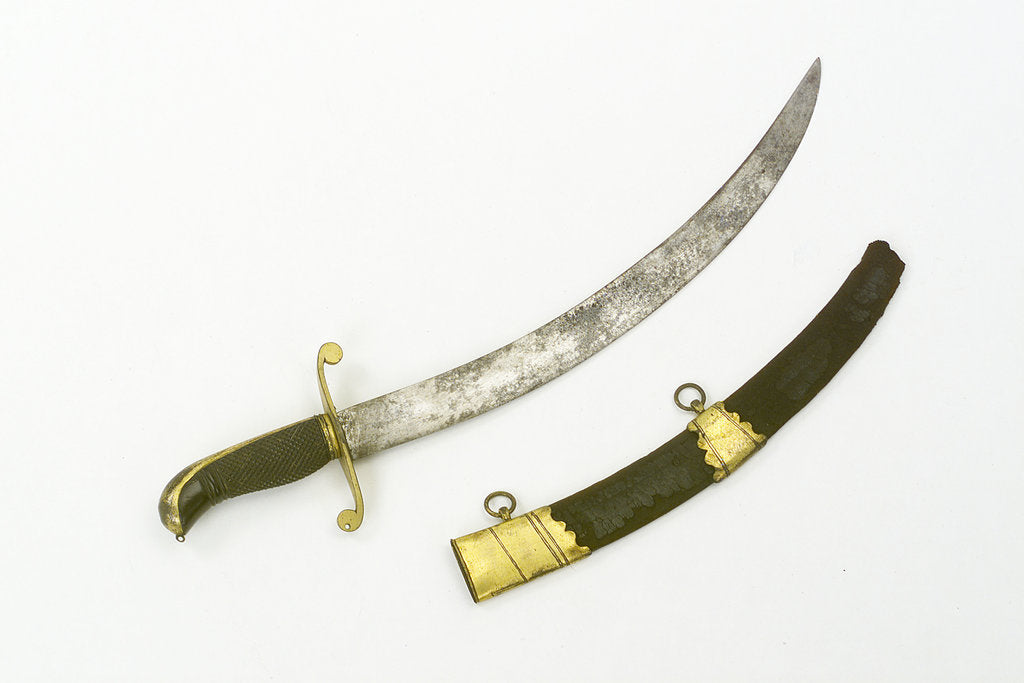 Detail of Curved bladed dirk by Unknown