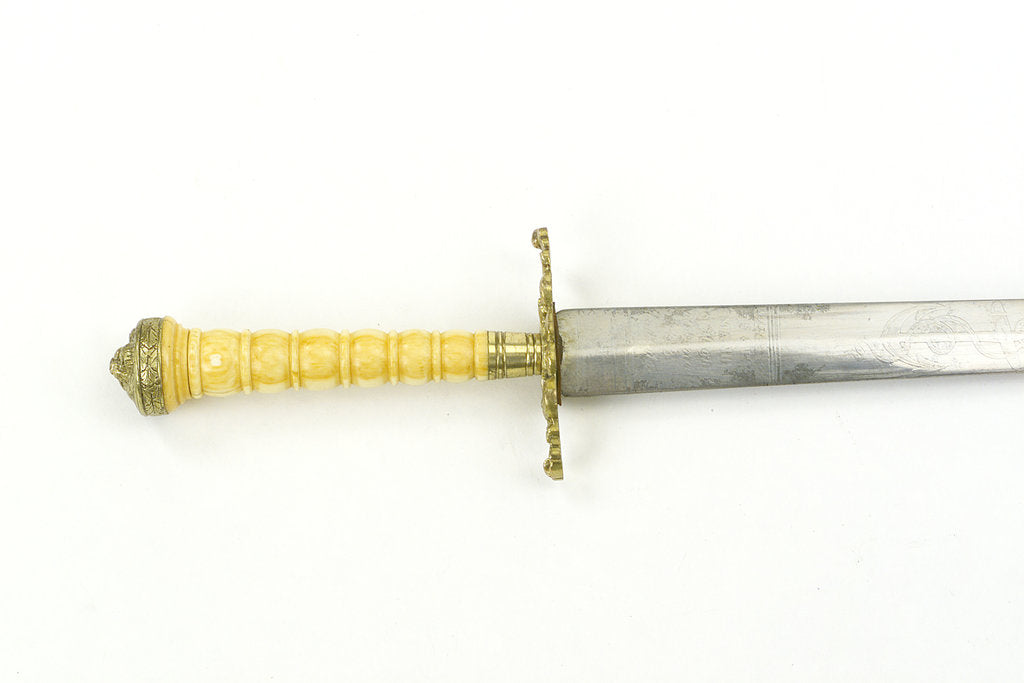 Detail of Straight bladed dirk by E. & E. Emanuel