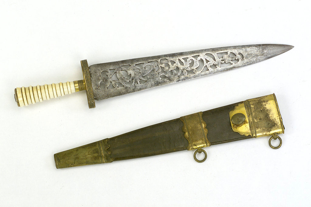 Detail of Straight-bladed dirk by Unknown