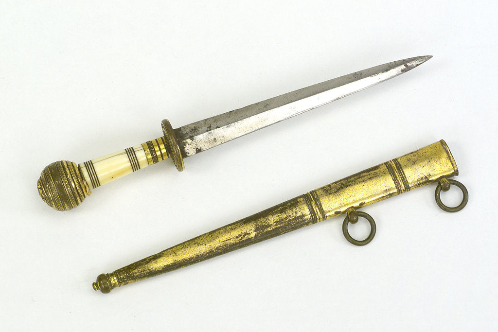 Detail of Dirk, straight blade by Read