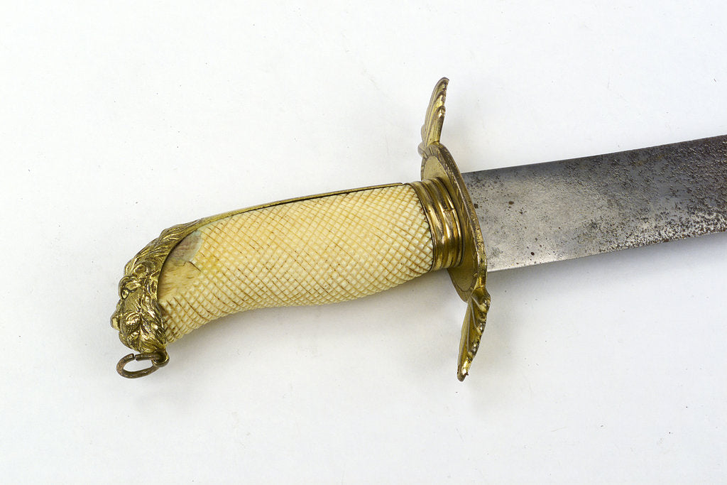 Detail of Hilt of curved bladed dirk by Read