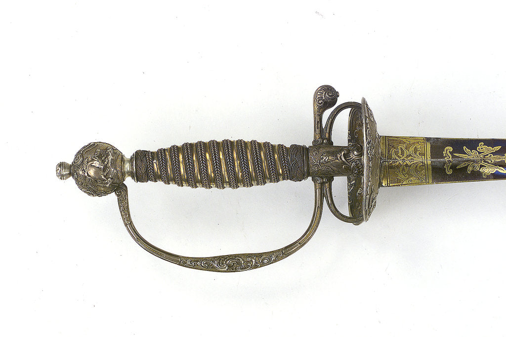 Detail of Small-sword said to have belonged to Sir William Hamilton (1730-1800) by Thomas Jeffrey