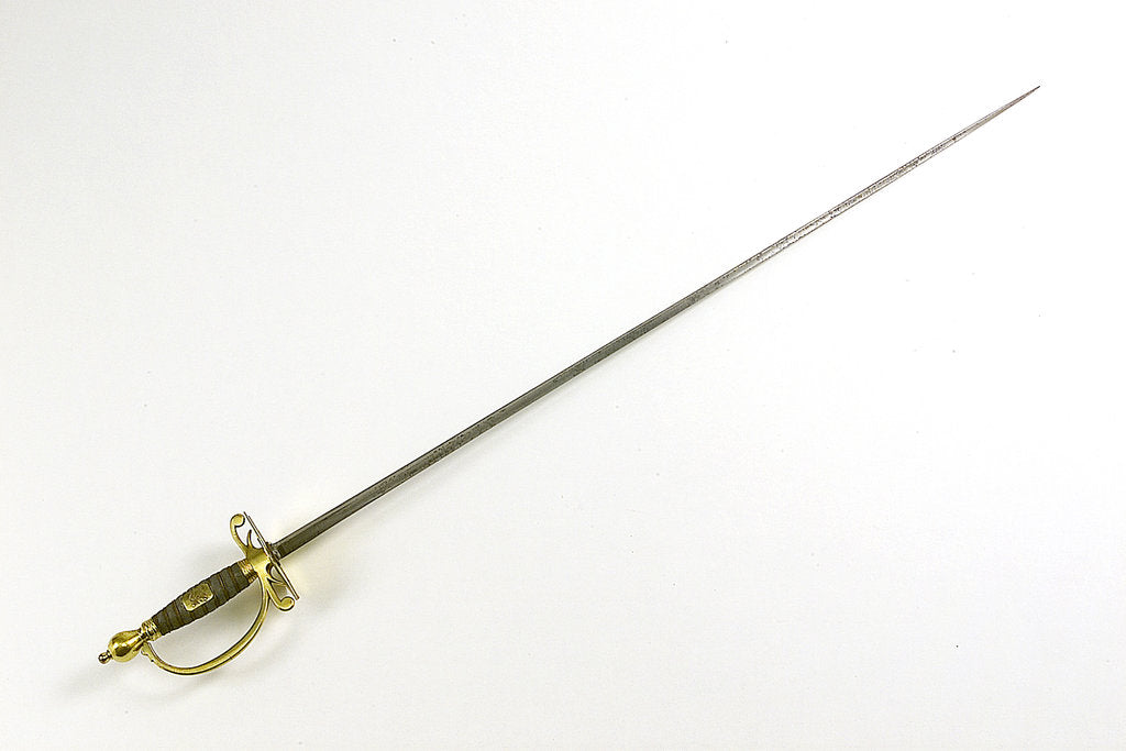 Detail of Small-sword of Civil Branch, Royal Navy (Purser) by John Salter