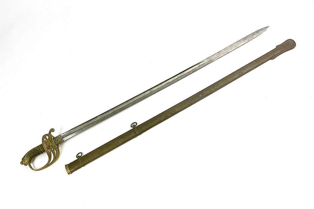 Detail of Royal Marines sword by Weyersburg