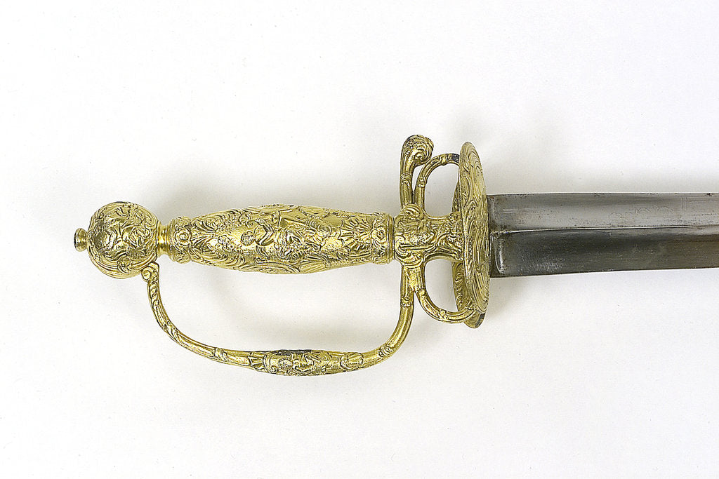Detail of Sword, which belonged to Admiral of the Fleet Lord Richard Howe by Unknown
