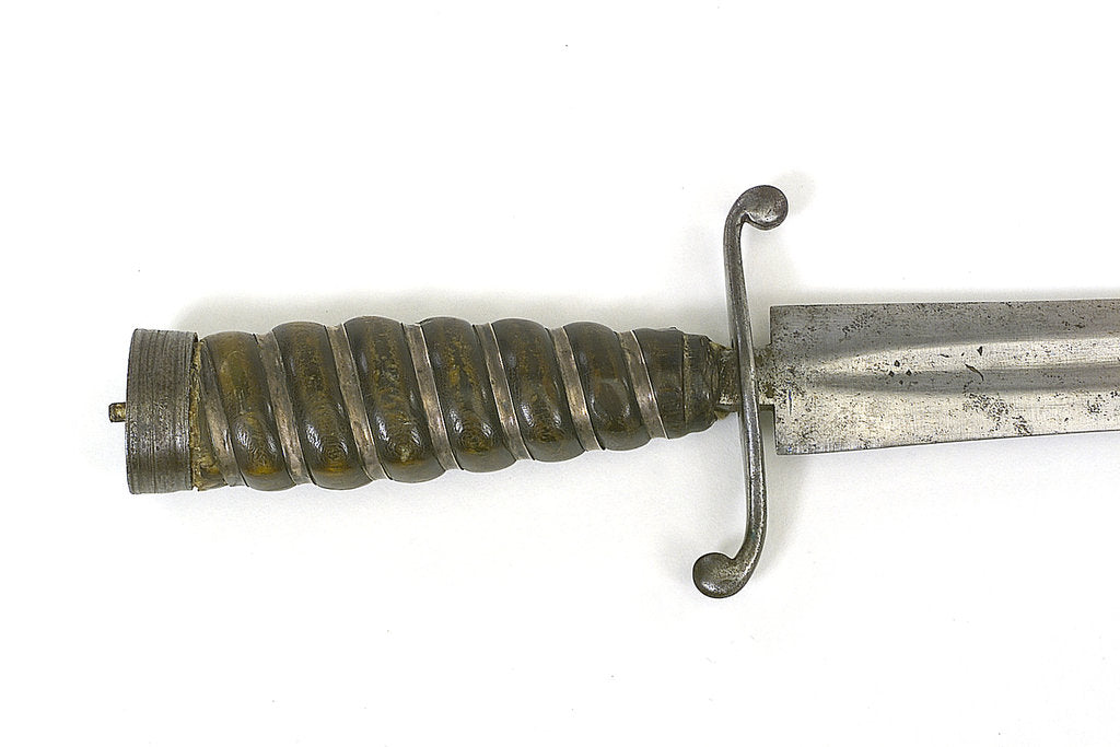 Detail of Dirk alleged to have belonged to Lieutenant John Samuel Smith by Unknown
