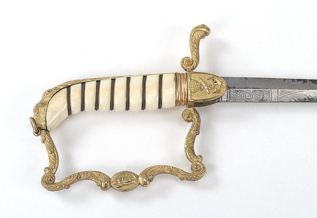 Detail of Stirrup hilted dress sword by Widdowson & Veale