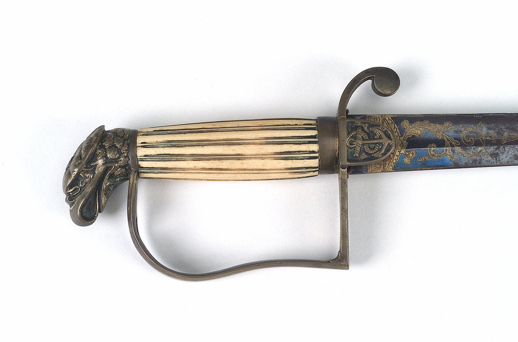 Detail of Naval officer's sword by Unknown