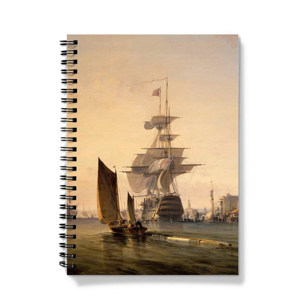 Britannia entering Portsmouth Notebook