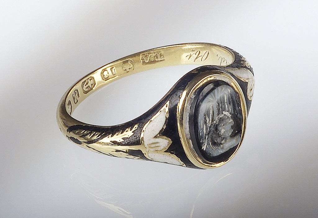 Detail of Gold ring by A.T.