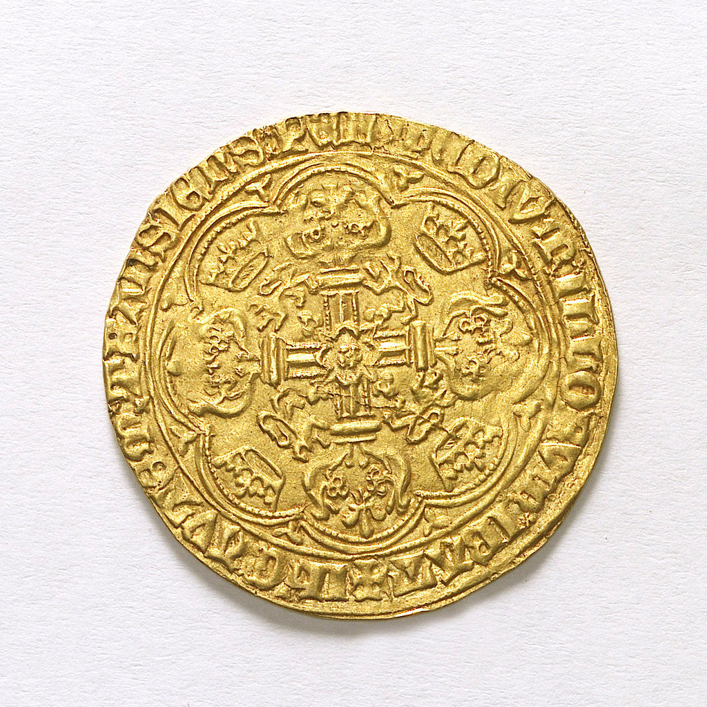 Detail of A Flanders noble; medal, obverse by Unknown