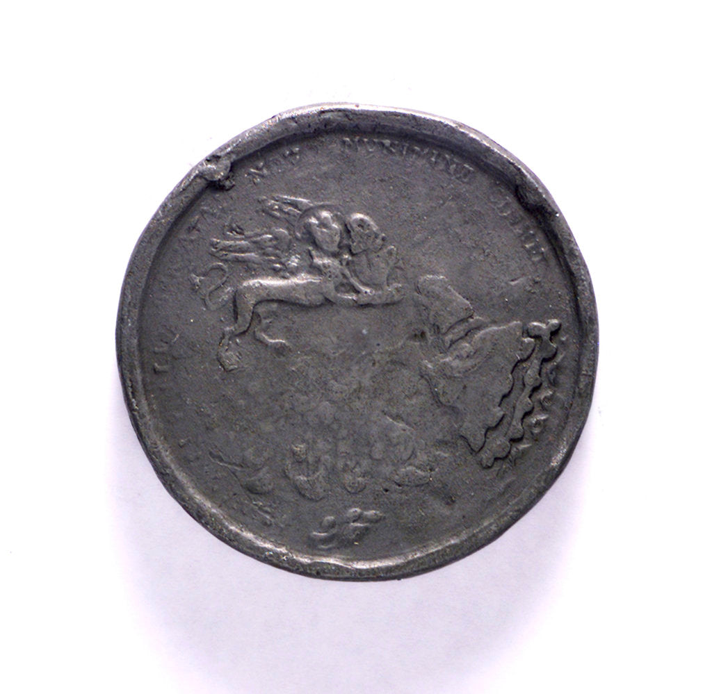 Detail of Medal commemorating Admiral Cornaro; reverse by Unknown