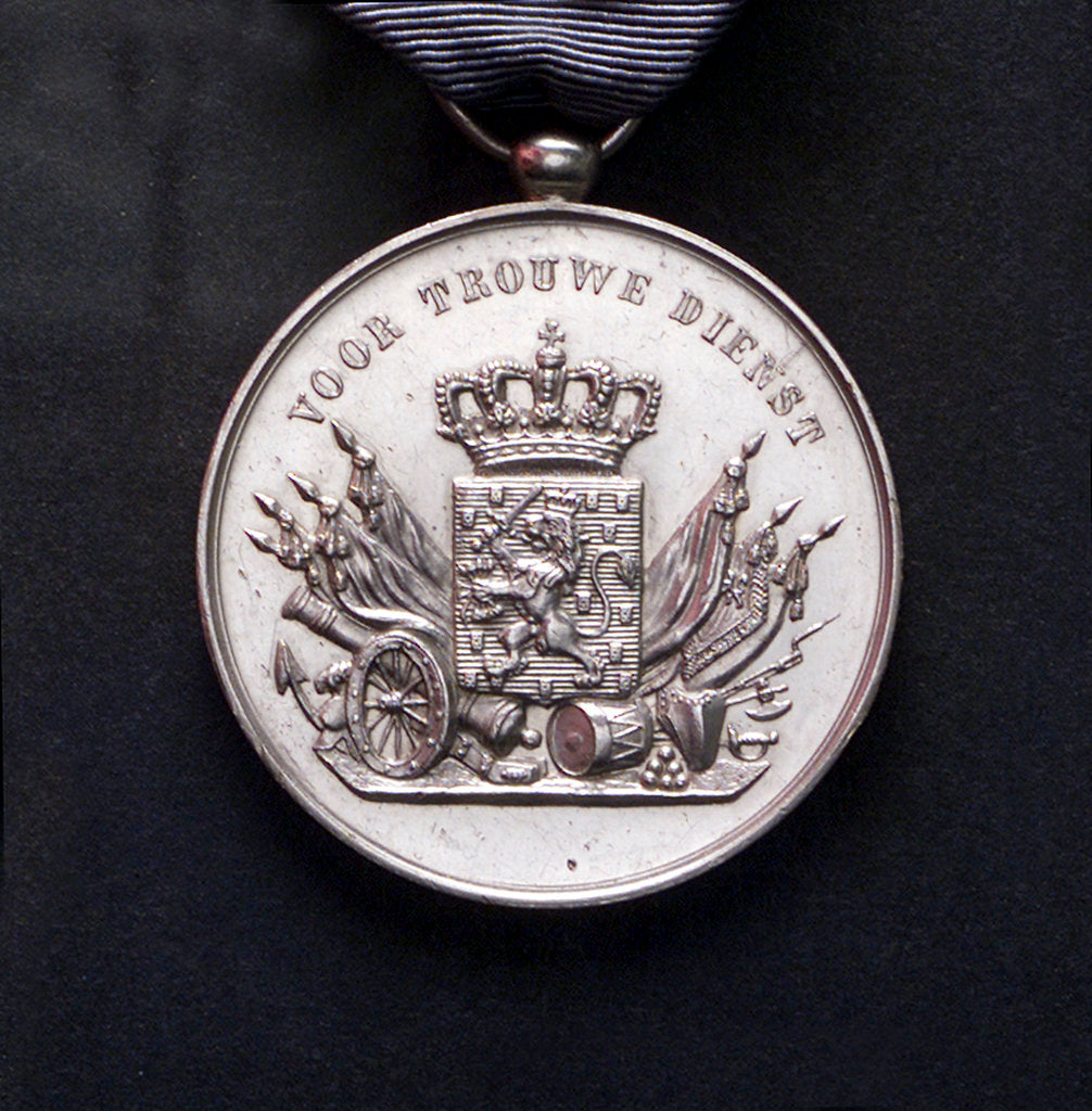 Detail of Medal commemorating the Dutch naval service; obverse by Unknown