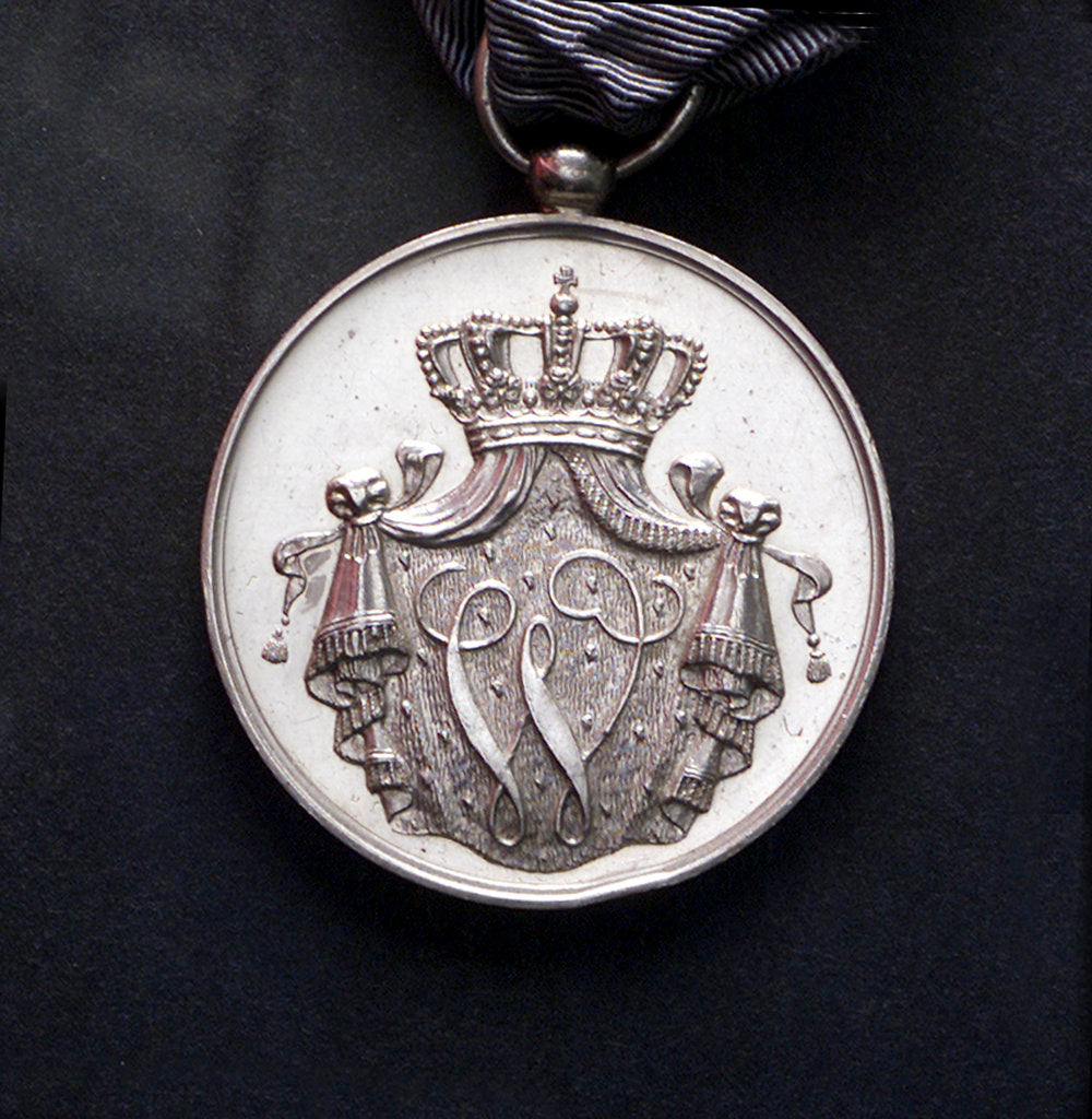 Detail of Medal commemorating the Dutch naval service; reverse by Unknown