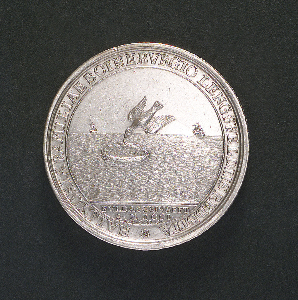 Detail of Medal commemorating the settlement of the dispute between Adalbert I and the Boineberg family; obverse by C. Wermuth