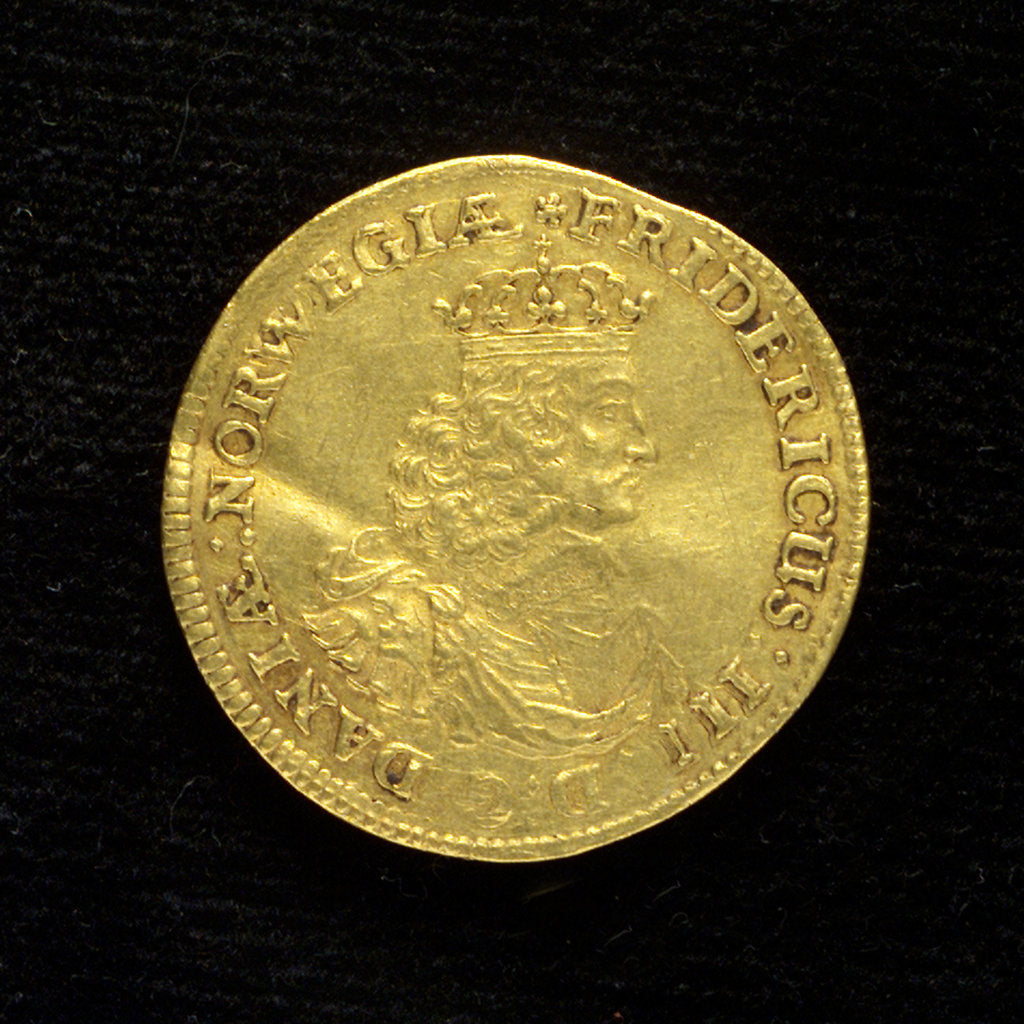 Detail of Double ducat; obverse by Unknown