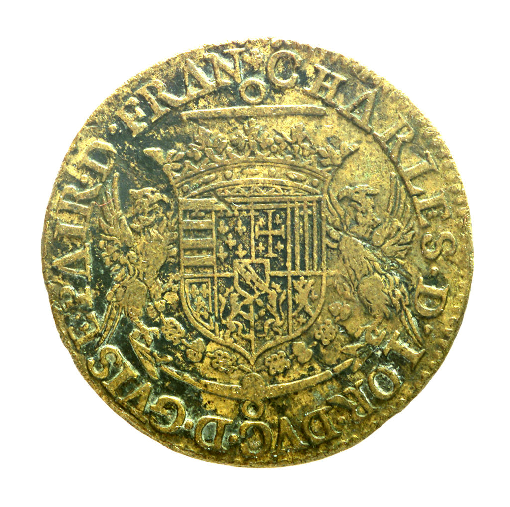 Detail of Counter commemorating Admiral Charles de Lorraine, 4th Duc de Guise (1571-1640); obverse by Unknown