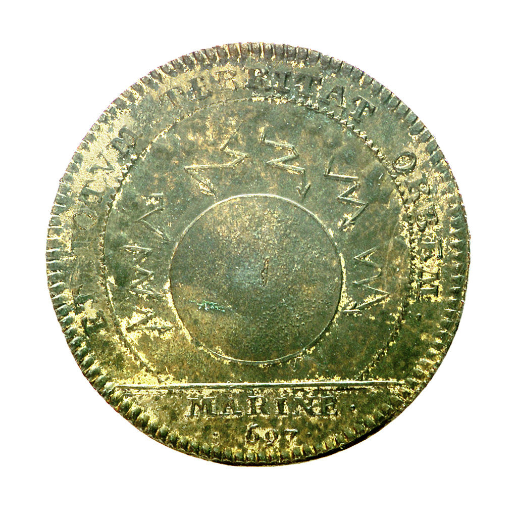 Detail of Counter commemorating the activity of Admiral J. Bart; reverse by H.