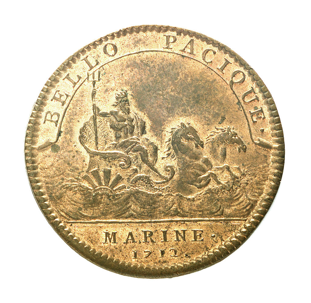 Detail of Counter commemorating internal troubles in England; reverse by Unknown