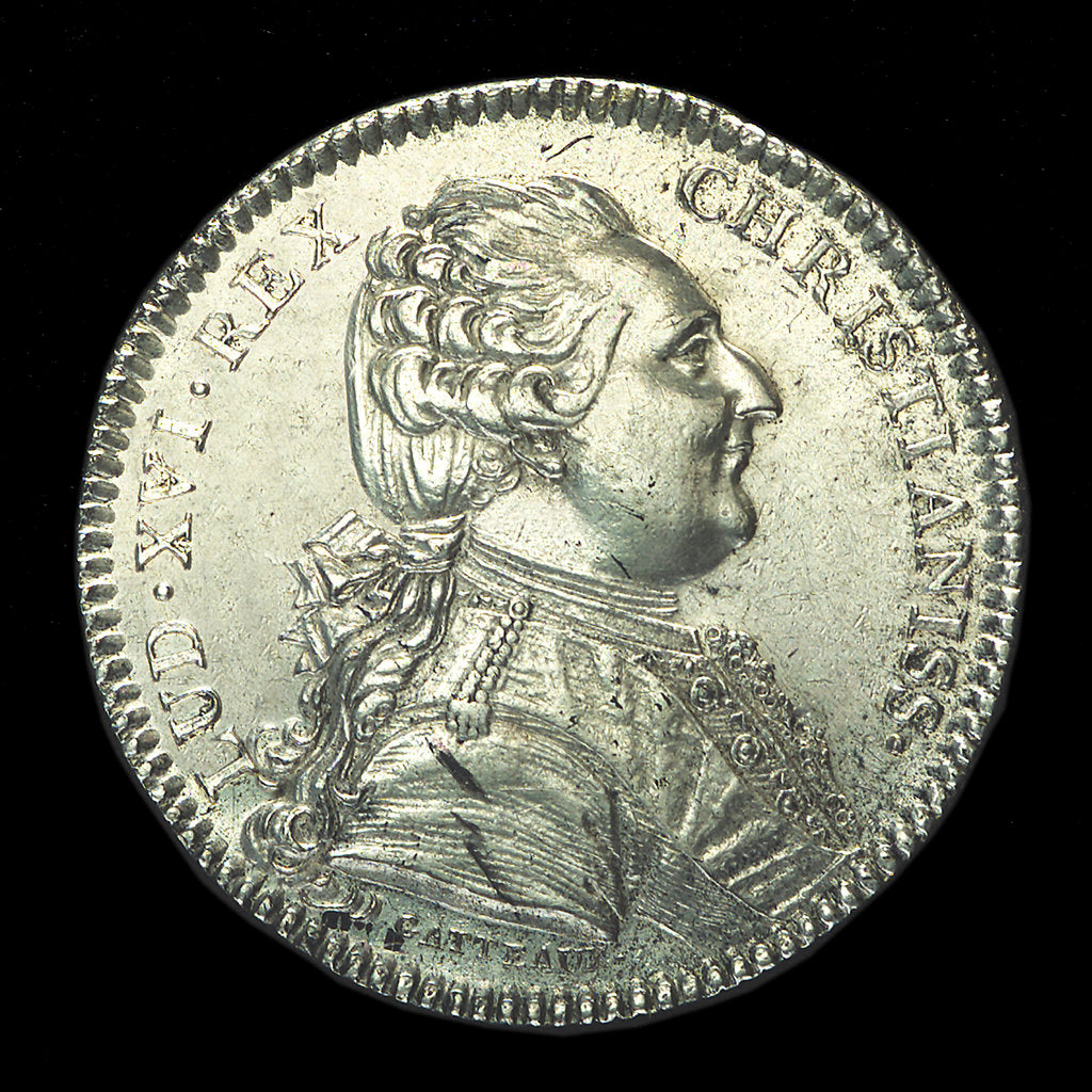 Detail of Counter commemorating the liberty of the seas and peace with England, 1783; obverse by N.M. Gatteaux
