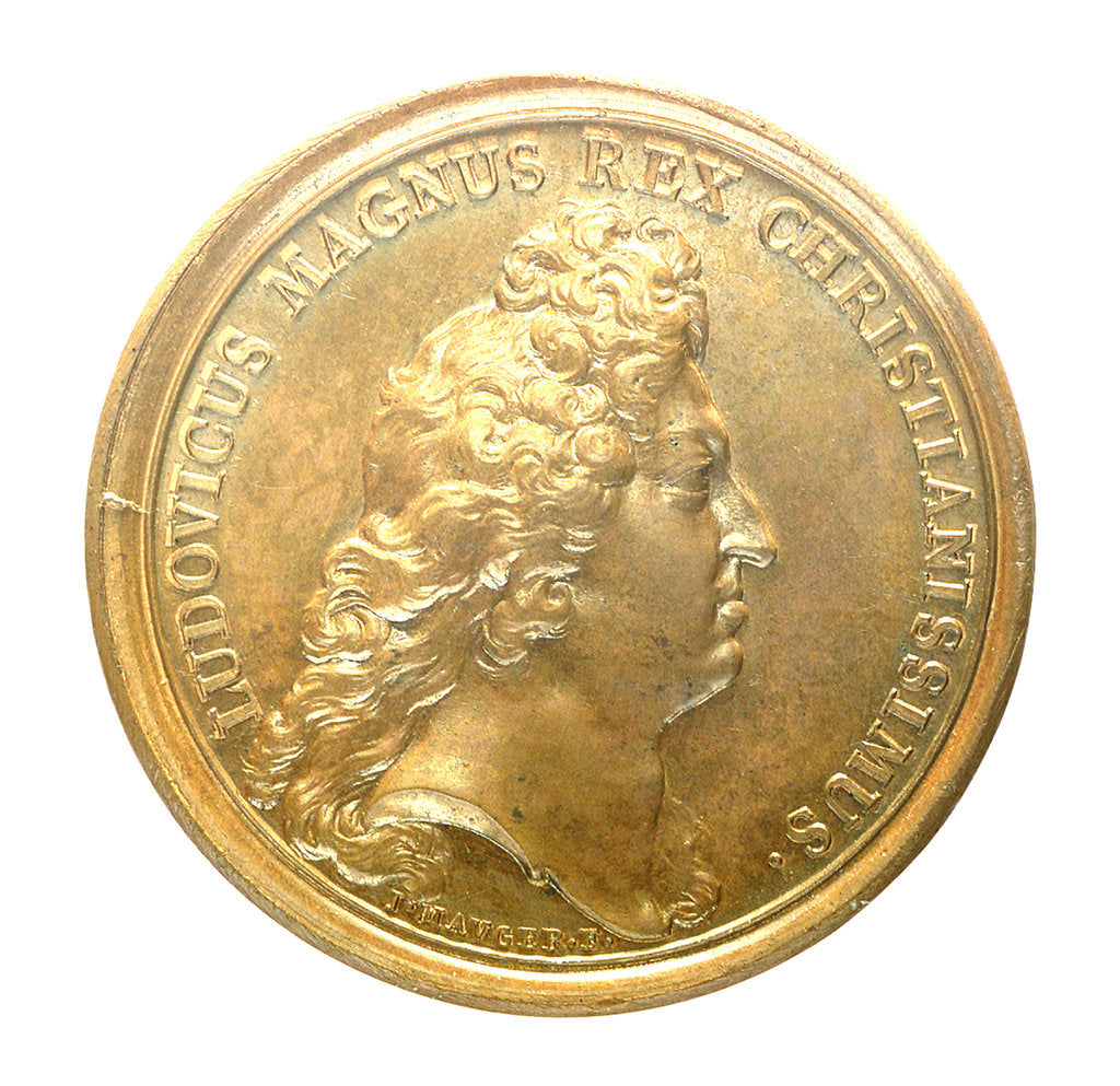 Detail of Medal commemorating the enrollment of sixty thousand seamen; obverse by J. Mauger
