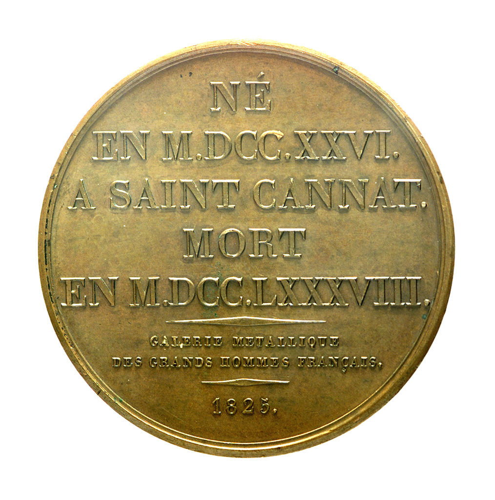 Detail of Medal commemorating Admiral de Suffren (1726-1788); reverse by J.J. Barre