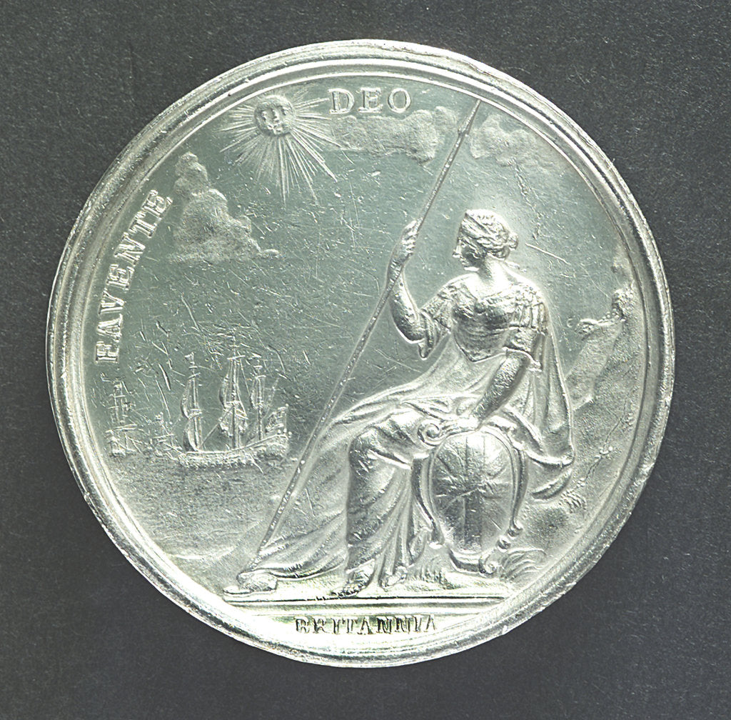 Detail of Medal commemorating the Peace of Breda, 1667; reverse by J. Roettier