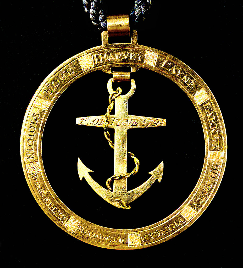 Detail of Medal commemorating the Battle of the Glorious First of June, 1794; reverse by Unknown