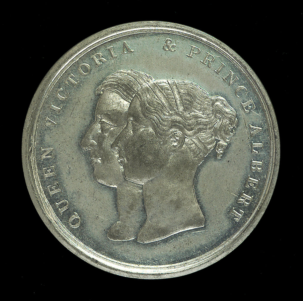 Detail of Medal commemorating the SS 'Great Britain'; obverse by J. Davis
