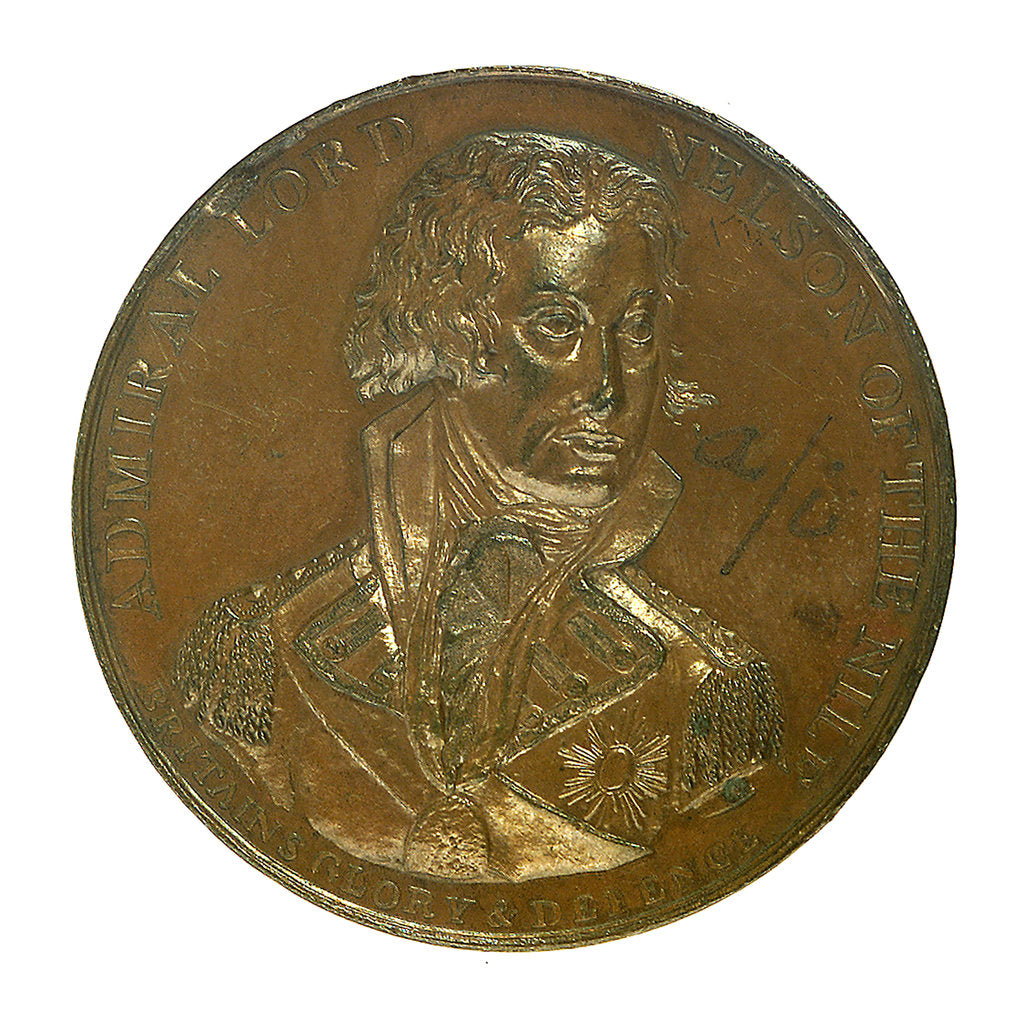 Detail of Medal commemorating the Battle of the Nile, 1798; obverse by Unknown