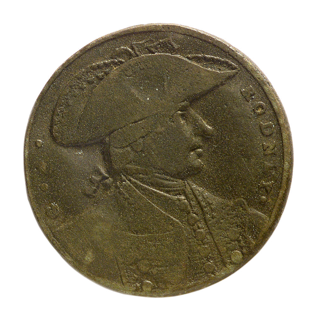 Detail of Counter commemorating the capture of St Eustatius, 1781; obverse by Unknown