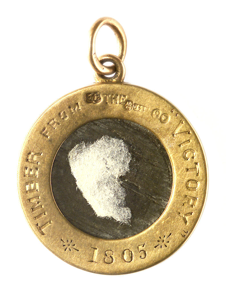 Detail of Badge commemorating The Royal Naval Exhibition, 1891; reverse by Unknown