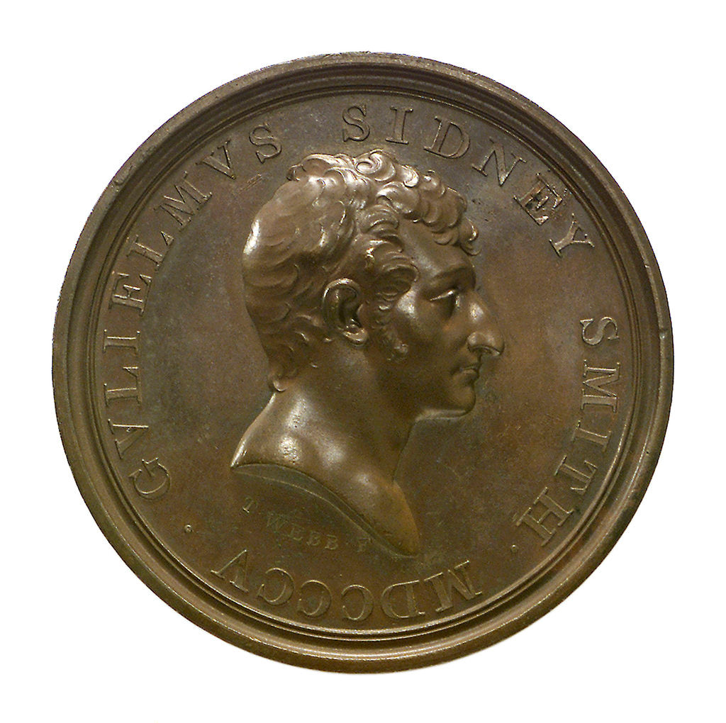 Detail of Medal commemorating Admiral Sir William Sidney Smith (1764-1840); obverse by T. Webb
