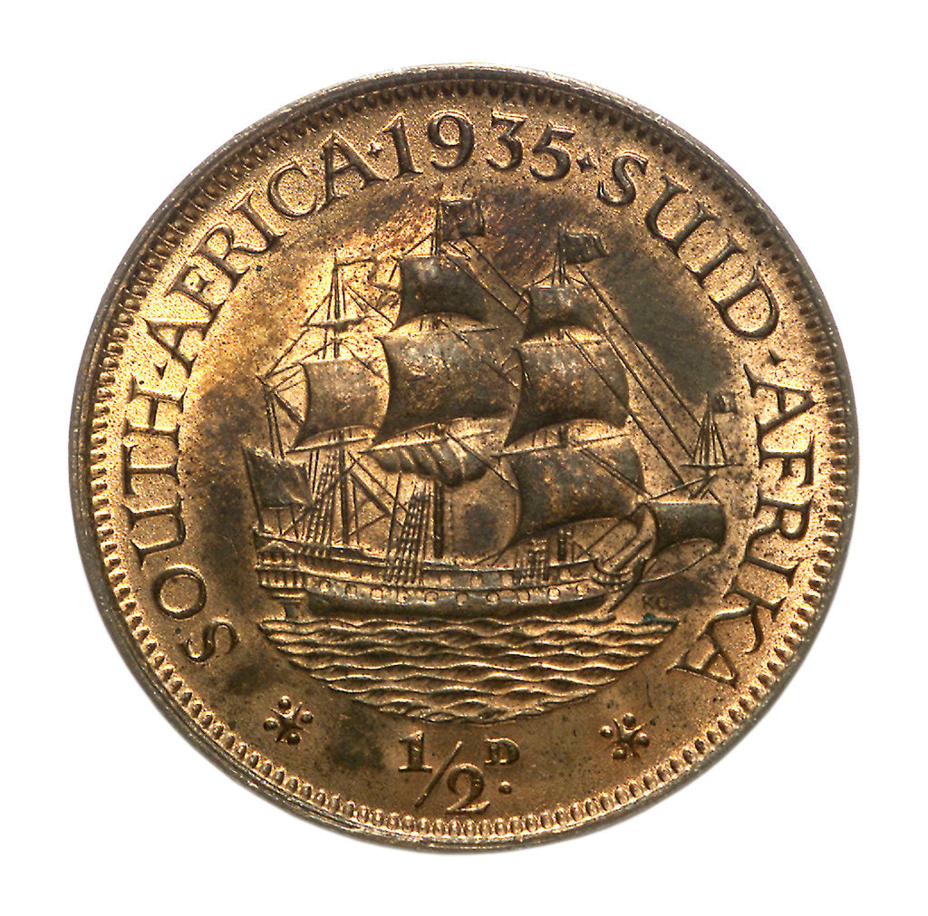 Detail of Halfpenny; reverse by unknown