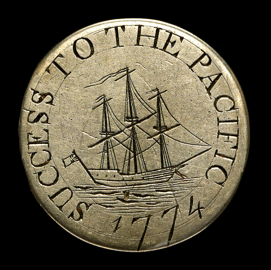 Detail of Engraved commemorative coin; obverse by Unknown