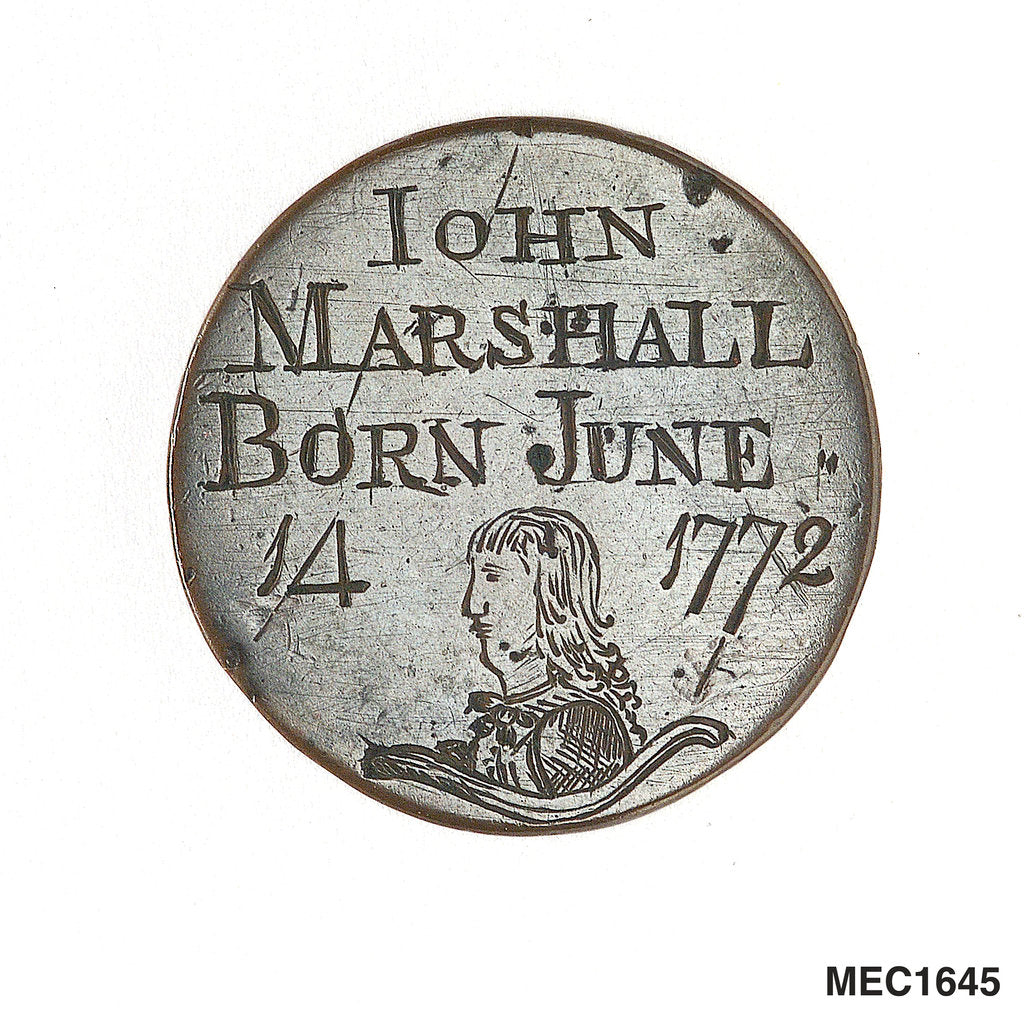 Detail of Halfpenny by Unknown