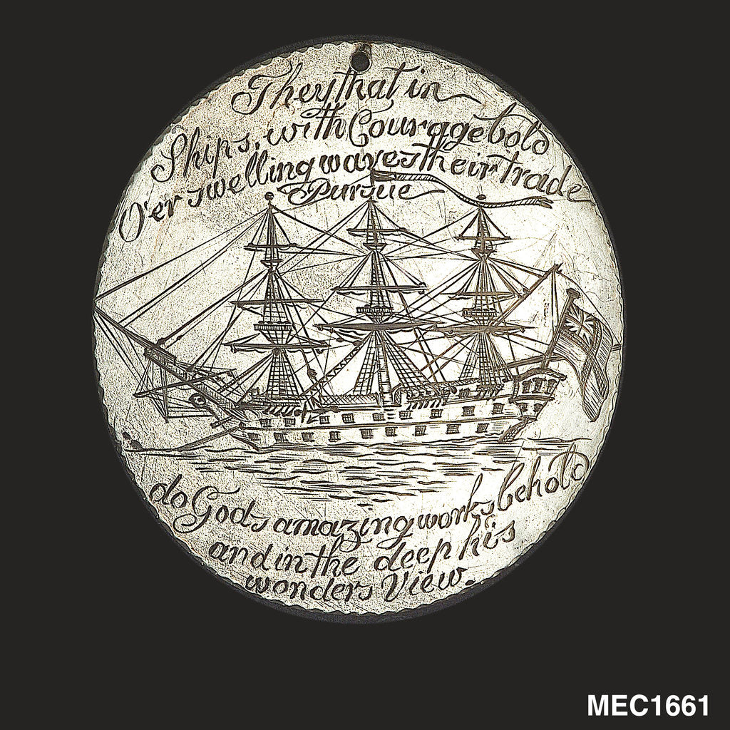 Detail of Engraved commemorative coin by unknown