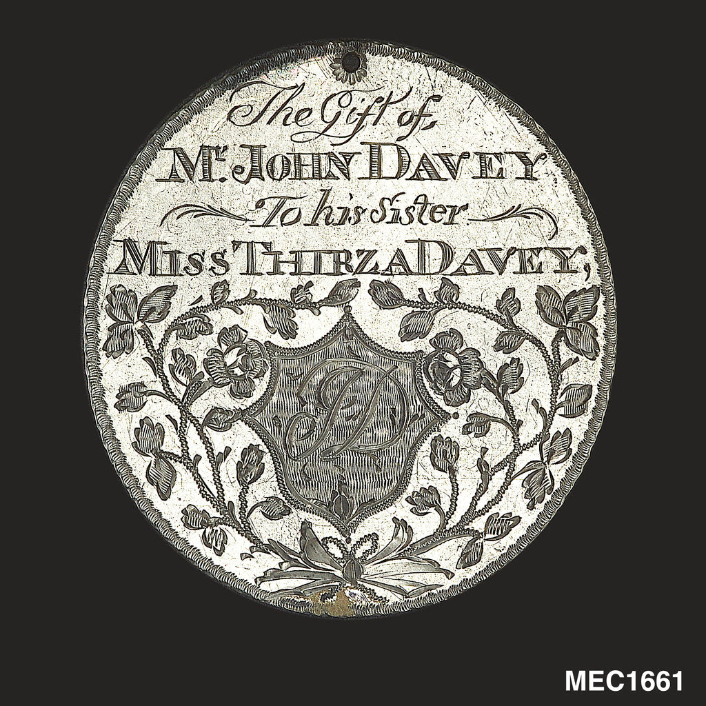 Detail of Engraved commemorative coin by unknown