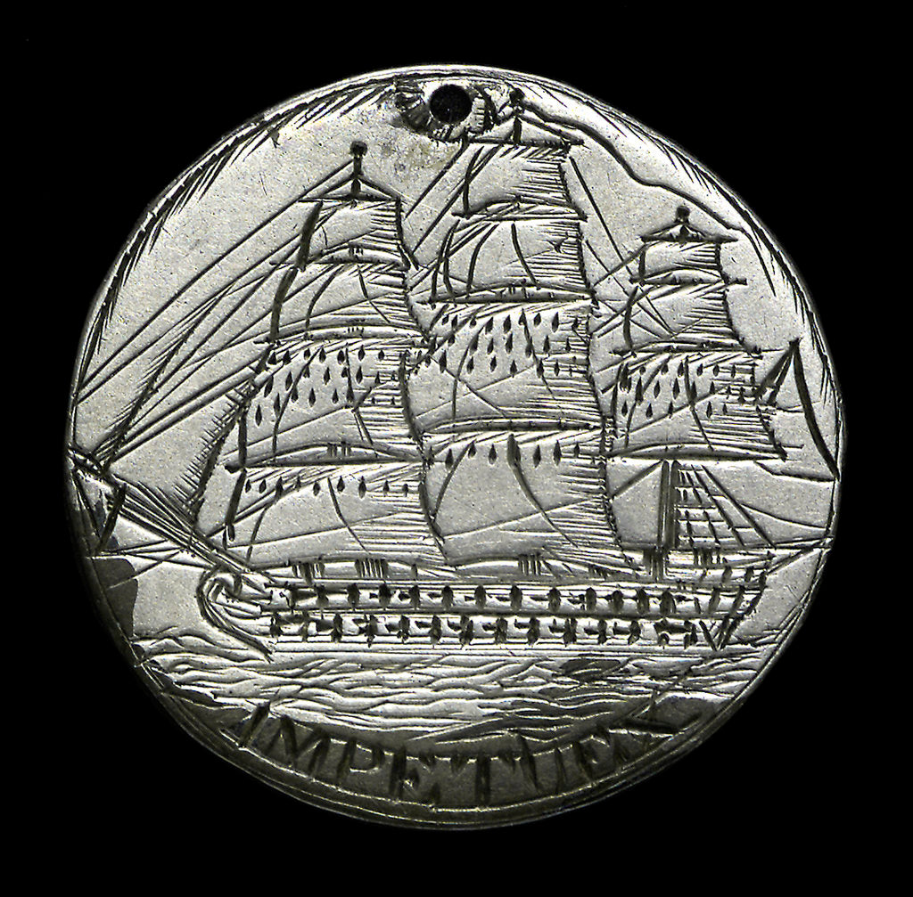 Detail of Engraved commemorative coin; obverse by Unknown