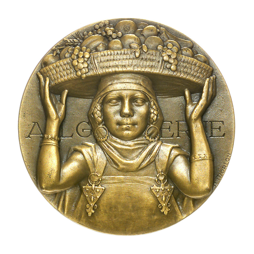 Detail of Medal commemorating the cruiser 'Algérie' by A. Morlon