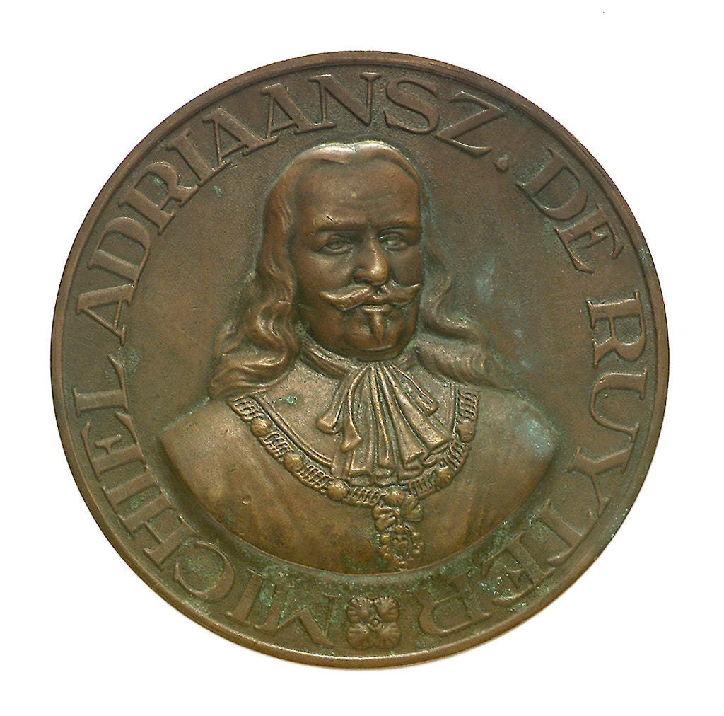 Detail of Medal commemorating the Admiral de Ruyter School at Flushing; obverse by unknown