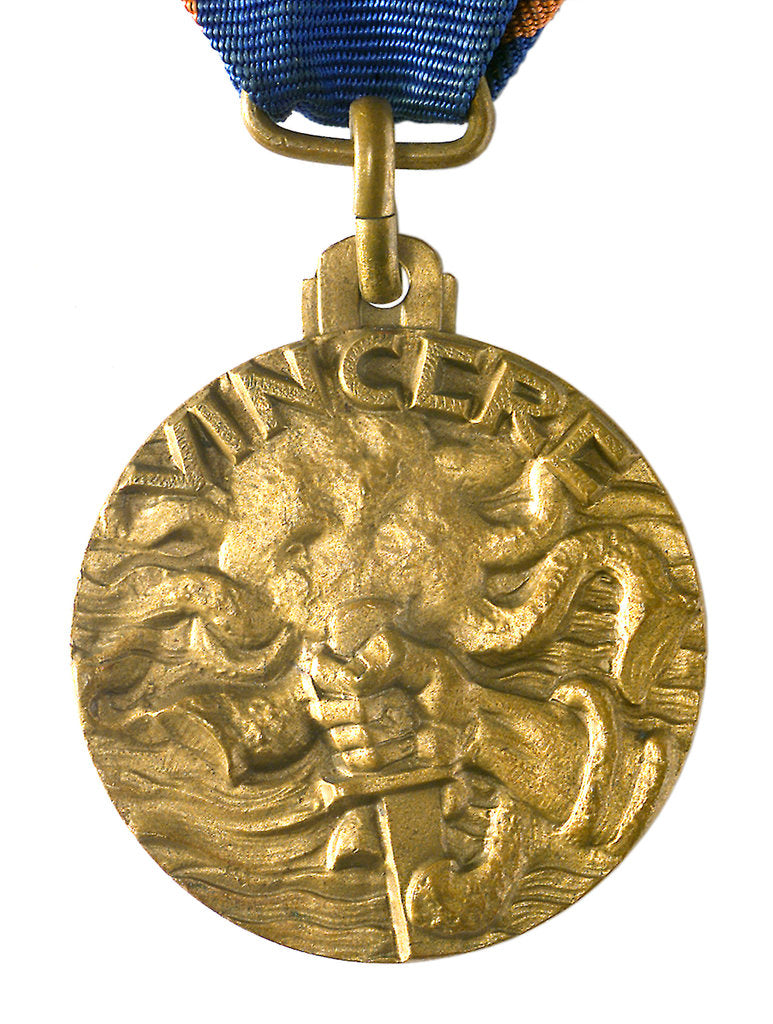 Detail of Medal commemorating the Battle of the Ionian Sea or Cape Matapan, 1941; obverse by Unknown