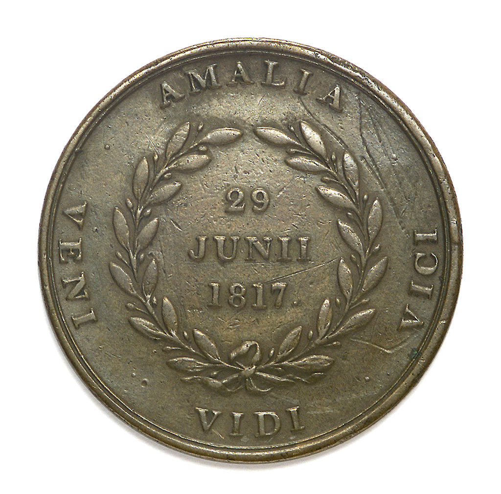 Detail of Medal commemorating G. MacGregor and the expedition to Florida, 1817; reverse by unknown