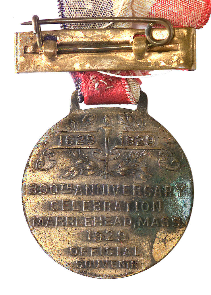 Detail of Medal commemorating the tercentenary of Marblehead Massachusetts, 1929; reverse by Unknown