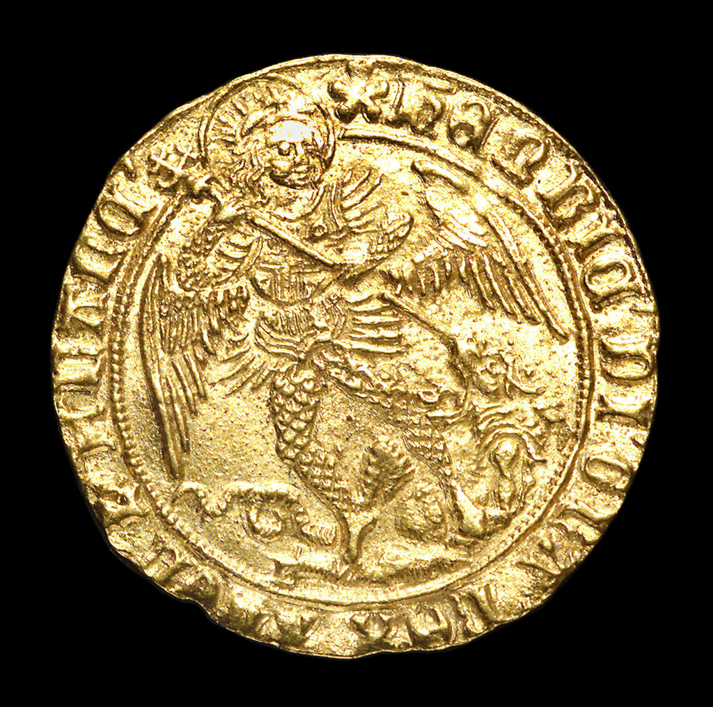 Detail of Coin - angel; obverse by Unknown