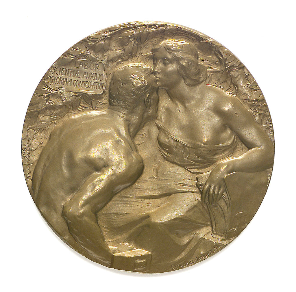 Detail of Medal commemorating the Milan International Exhibition, 1906; obverse by S. Johnson