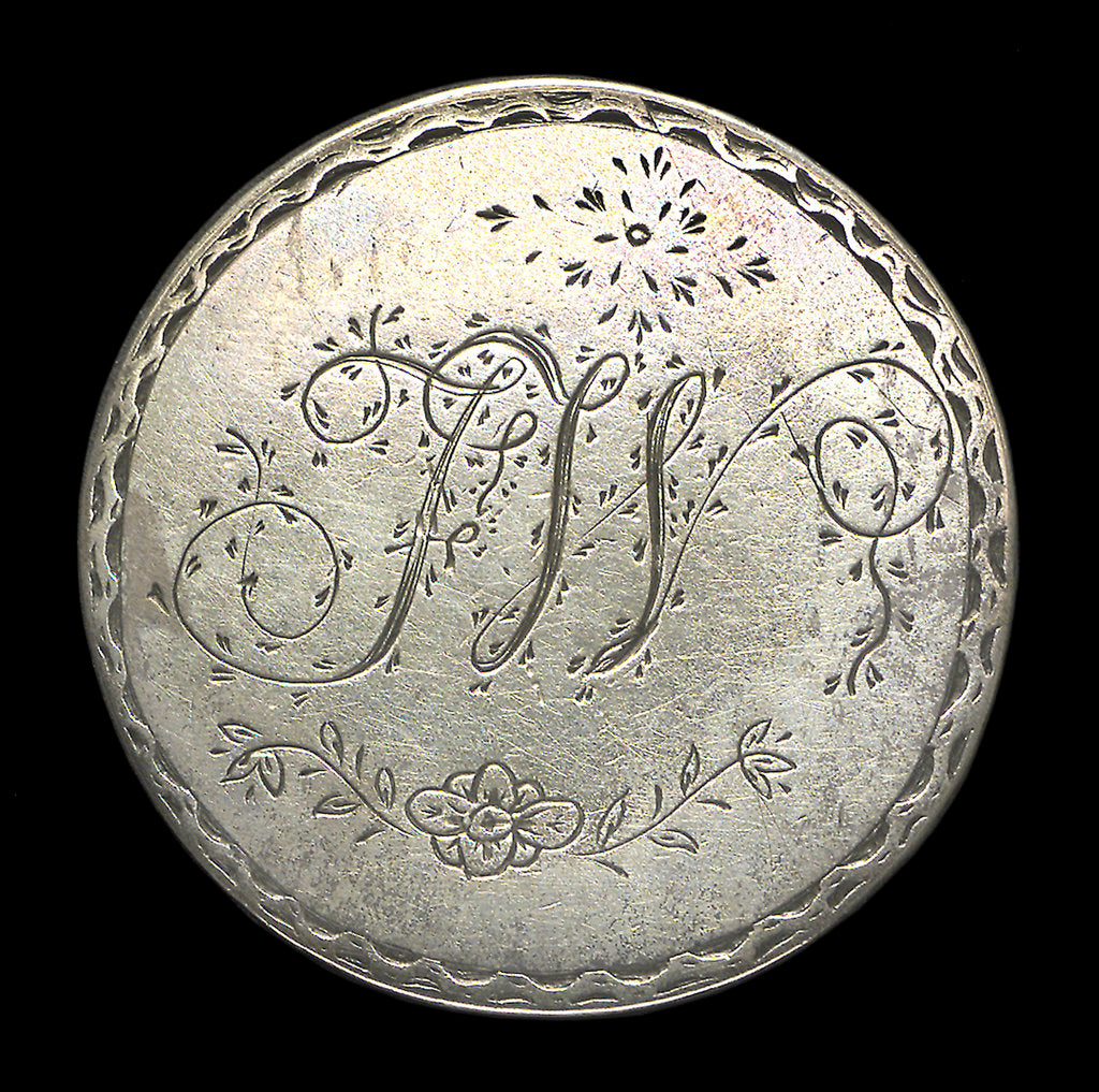 Detail of Engraved commemorative coin depicting convict ship 'Friendship'; reverse by Unknown