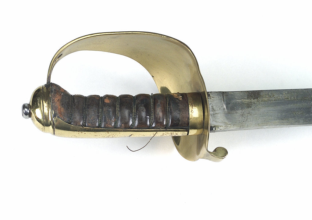 Detail of Presentation cutlass by Unknown